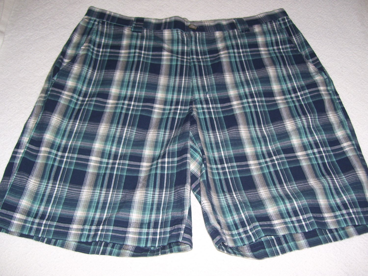 Mens Shorts Columbia Blue Plaid 36