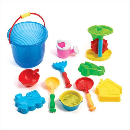 Beach Bucket Sand Toy Set
