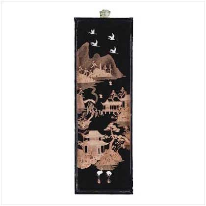 Asian Scenery Wall Sculpture