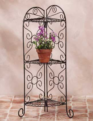 Corner Plant Stand