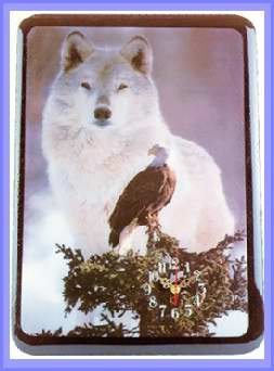 Spirit Of The Wild Wall Clock
