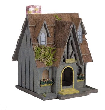 Thatched Cottage Birdhouse