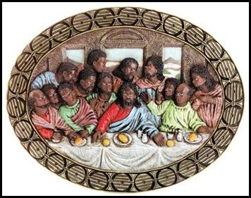 Last Supper Oval Plaque