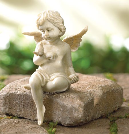 Cherub with Dove