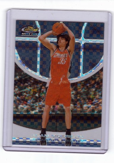 2005/2006 Adam Morrison Topps Finest Black Xfractor 1/9 XRC RC Rookie