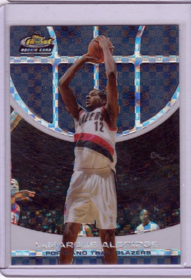 2005 2006 Lemarcus Aldridge Finest Black Xfractor 3/9 RC Rookie