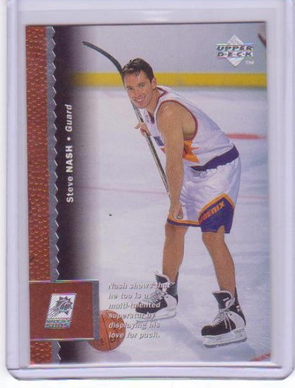 1996 1997 Steve Nash UD "Hockey Stick" #280 RC Rookie
