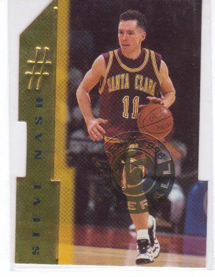 1996/1997 Steve Nash Santa Clara Die Cut 15 of 30 RC Rookie