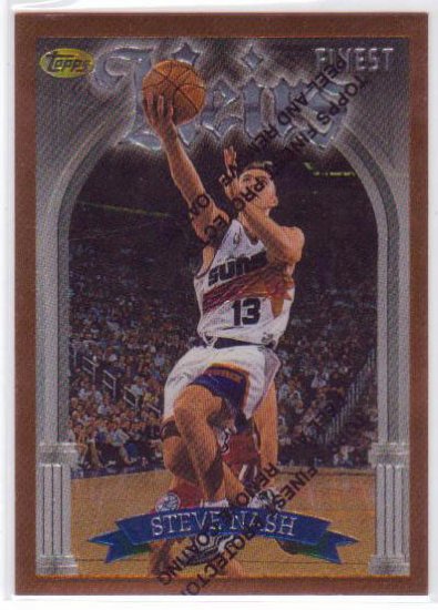 1996 1997 Steve Nash Finest #217 RC Rookie