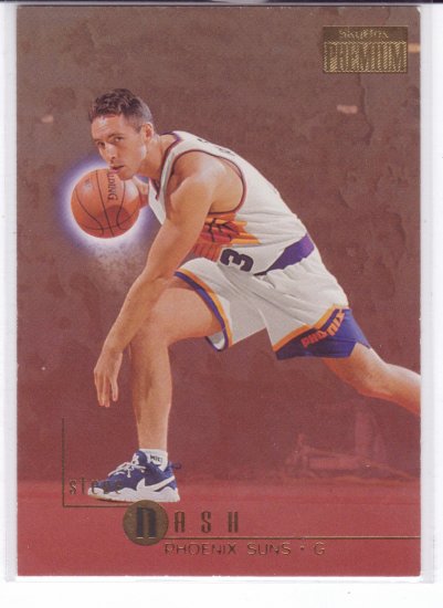 1996 1997 Steve Nash Skyybox Premium Gold #91 RC Rookie
