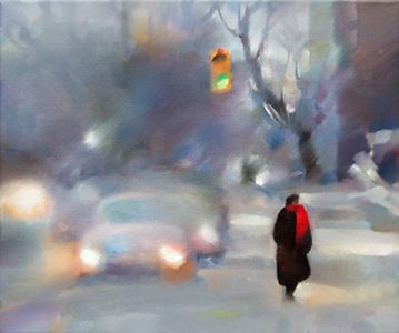 Red scarf