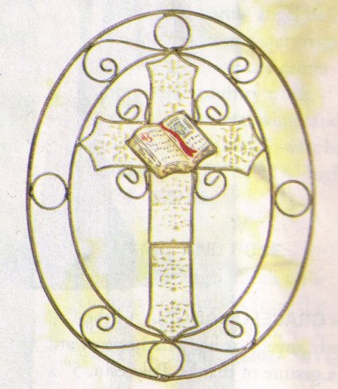 capiz cross suncatcher