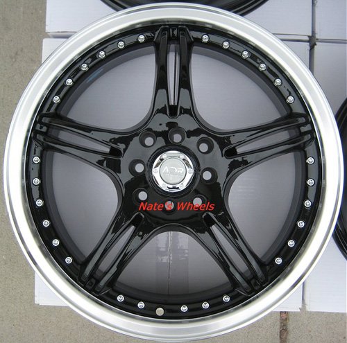 17" Black ADR Battle Exe Rims and Nexen N3000 Tires 4 Lug