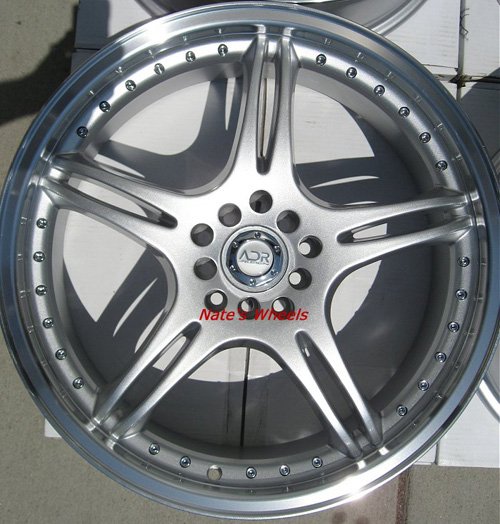 17" Silver ADR Battle Exe Rims and Nexen N3000 Tires 5 Lug