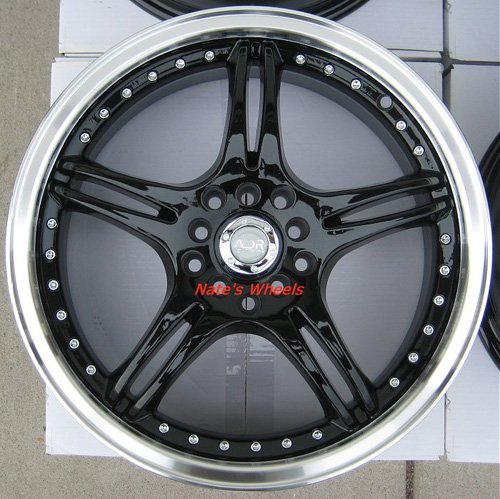 17" Black ADR Battle Exe Rims and Nexen N3000 Tires 5 Lug 48 Offset