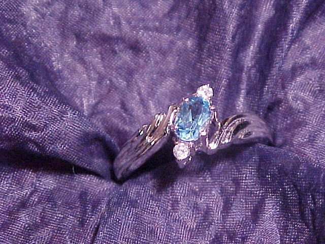 Sterling Silver & Blue Topaz Ring