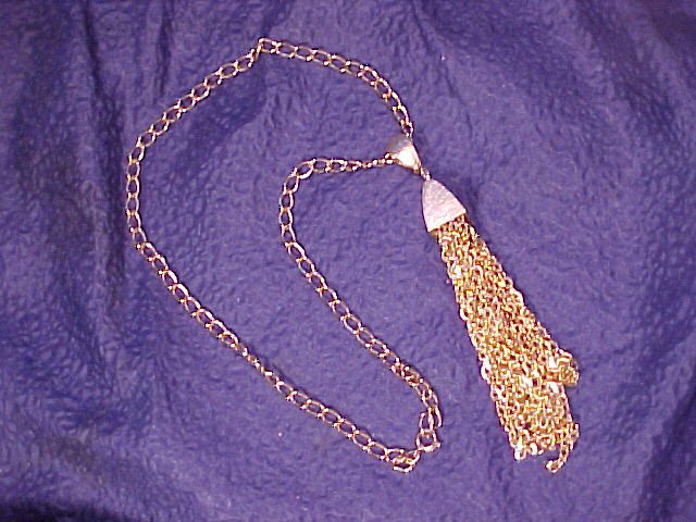 Fringed Disco Era 1970's Necklace