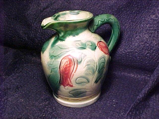 Rose & Green Japan Vintage Pitcher / Vase