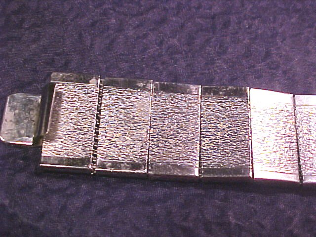 Silver Tone Modernist Link Bracelet