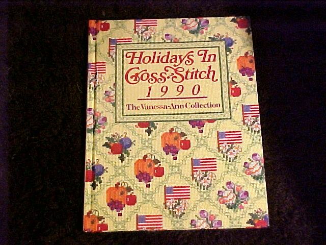 3 Hard Cover Gloss Christmas & Holiday Cross Stitch Design Books