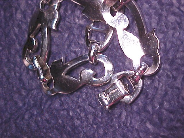 Fabulous Sperry SIlver Tone Link Vintage Bracelet