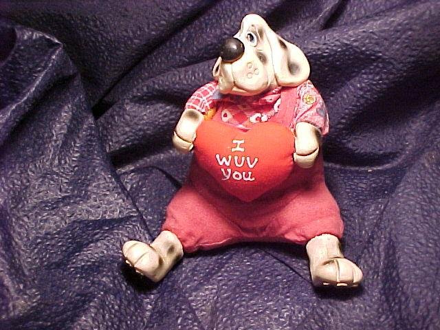 ~ Kathleen Kelly Collectible Valentine Dog ~ Retired