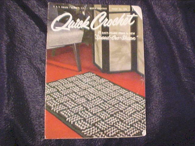 1953 Pattern Designs Quick Crochet : 21 easy to do items