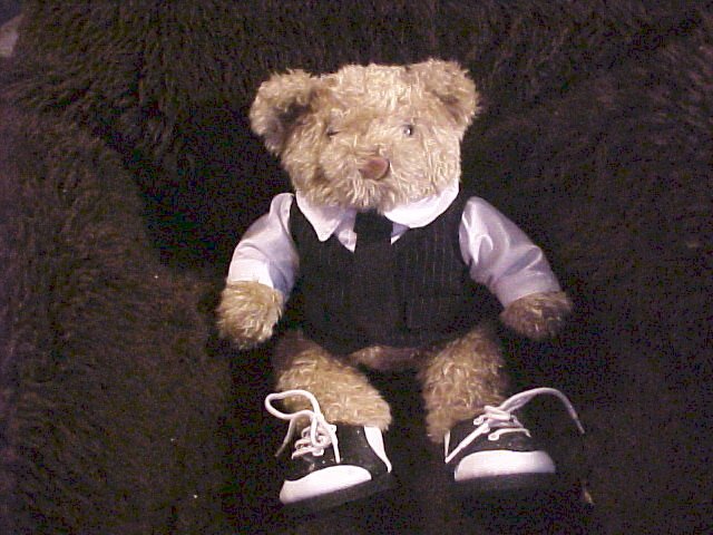 Groom Suit & Tie 15" Plush Bear