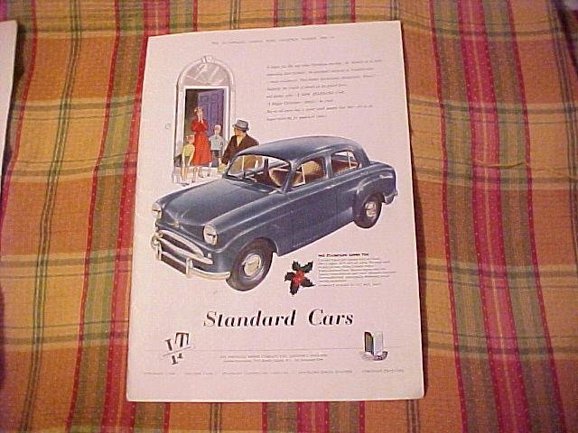 1955 Standard Super Ten Car 14x10 Advertisement