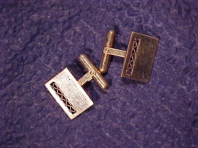 Gold Filled Antique Men's Cuff Links Cufflink Pair