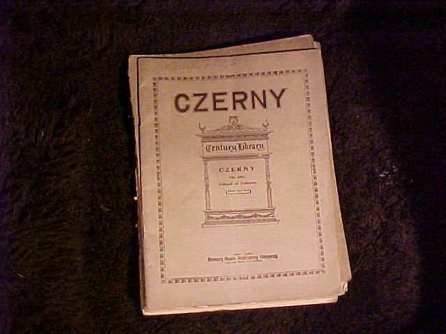 1911 Sheet Music Czerny Op 290 School of Velocity