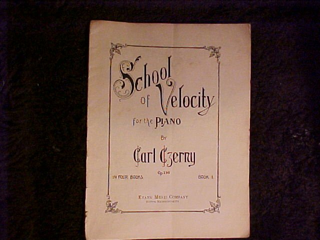 School of Velocity for the Piano by Carl Czerny Music