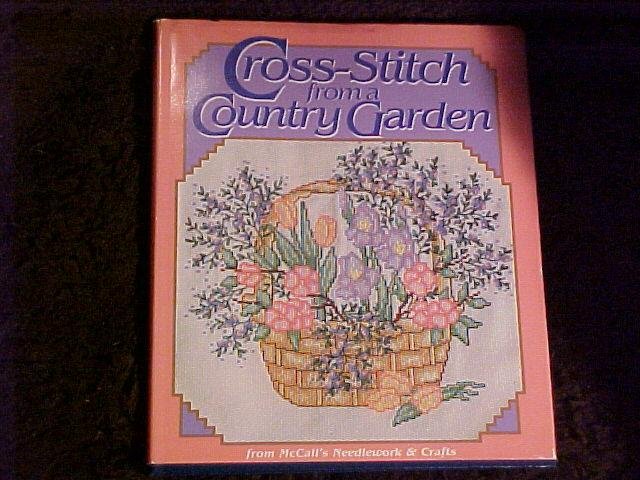 Cross Stitch Pattern Book From A Country Garden