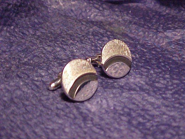 Anson Modernist Swirl Cufflinks Cuff Link Pair - FREE SHIPPING