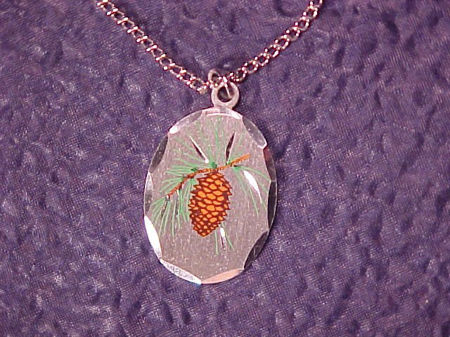 MAINE Blackinton Pewter Pine Cone Pendant