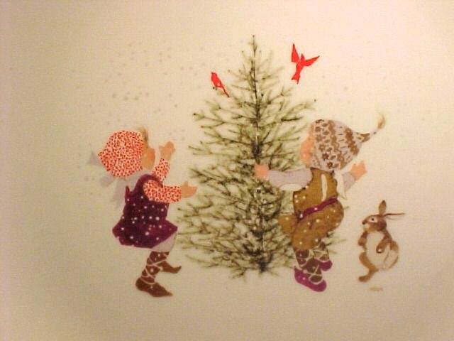 Holly Hobbie 1973 Adorable Christmas Design