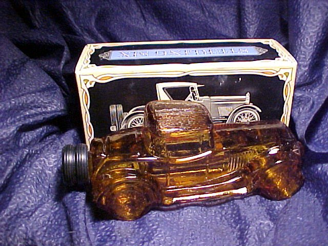 Sterling Six Car Collectable Glass Decanter MIB 7 Oz Cologne