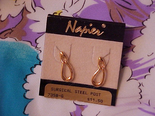 Elegant Napier Pierced Earrings NEW ~ Free Shipping All Items!