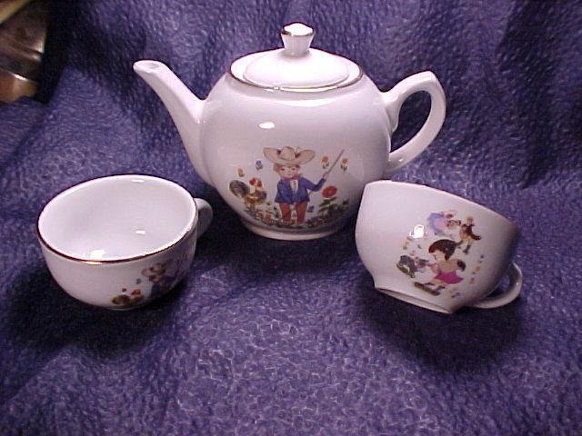 Doll's Porcelain Teapot Set ~ Shipping Included