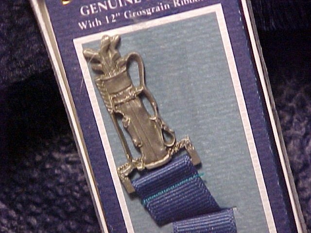 Fort Pewter GOLF Golfing Golfer Book Mark ~ New ~ Free Shipping