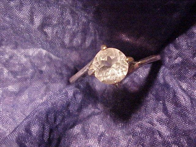 Yellow Citrine? Crystal Vintage Designer Ring