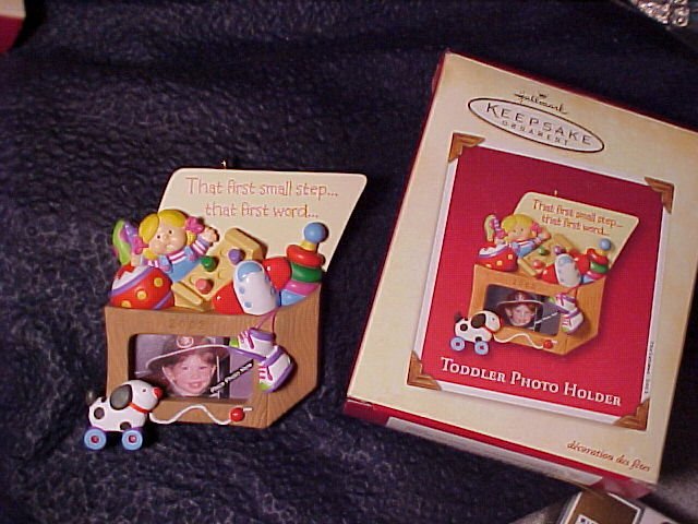 Child Toybox Hallmark Keepsake Ornament 2002 MIB