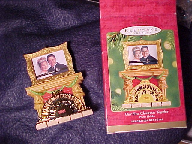 Our First Christmas Flickering Fireplace Hallmark Keepsake