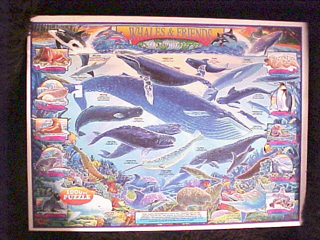 Whales & Friends by White Mountain Puzzles 1000 Pc