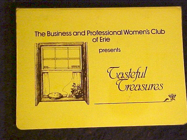 Women's Club Tasteful Treasures Spiral Bound Cook Book