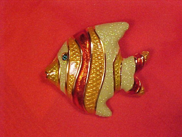 Tropical Fish PS Co 2000 Summer Pin Brooch Costume Jewelry