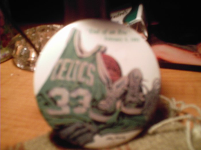 vintage Larry Bird Button