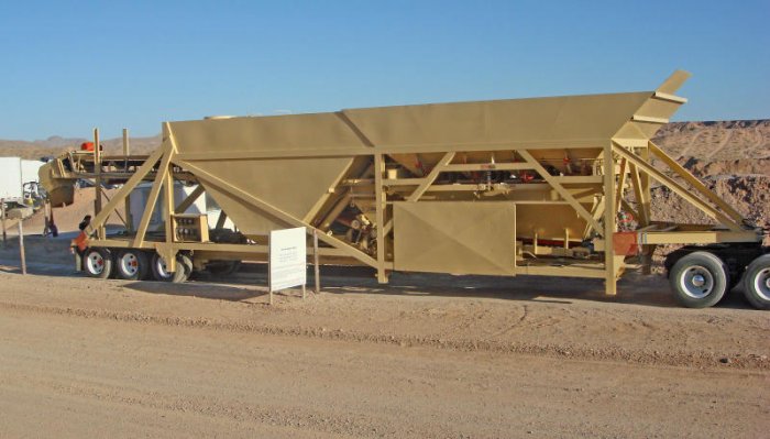 Ross 130 Yard Precast Low Profile Batch Plant