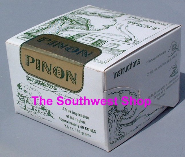 Incense of the West, Box of 40 Cones, Pinon Pinyon