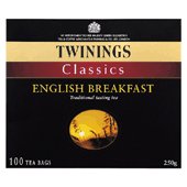 Twinings English Breakfast tea bags x 100